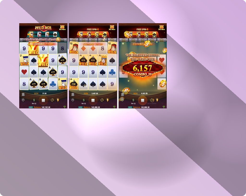 Wild Ace · Tampilan Aplikasi 55RK